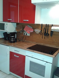 Kueche kleine Ferienwohnung
